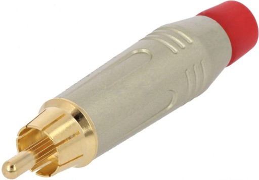 Wtyk złocony GOLD RCA Amphenol ACPR-SRD