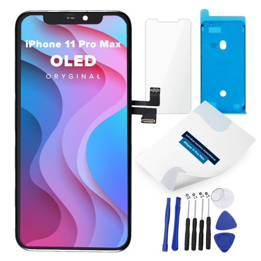 WYŚWIETLACZ EKRAN LCD ORYGINALNY APPLE IPHONE 11 PRO MAX OLED KLASA AB