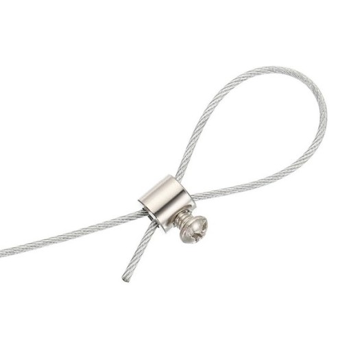 Zacisk Liny Stalowej TYP typ D 5,9x6mm Mocowanie Linki Stalowej