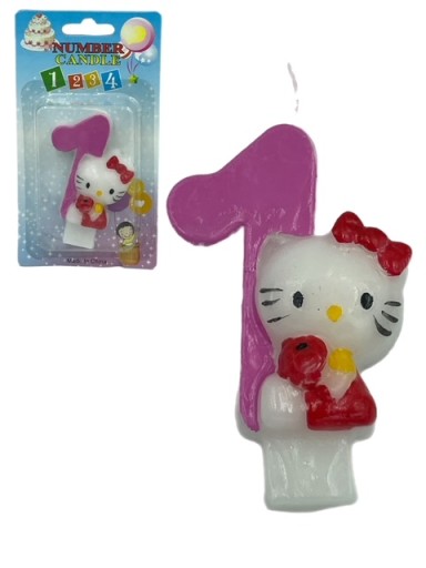 ŚWIECZKA URODZINOWA HELLO KITTY 1