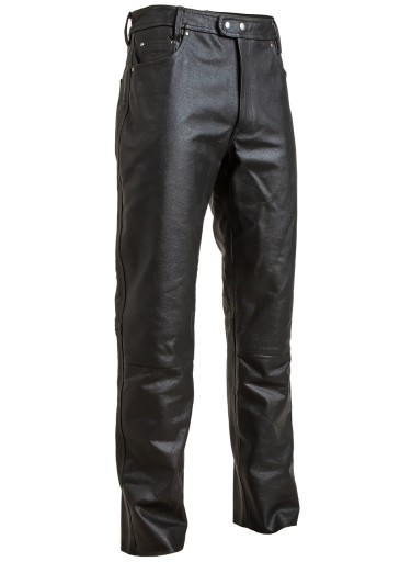 STYLOWE SPODNIE ZE SKÓRY OZONE DAFT CZARNE 3XL