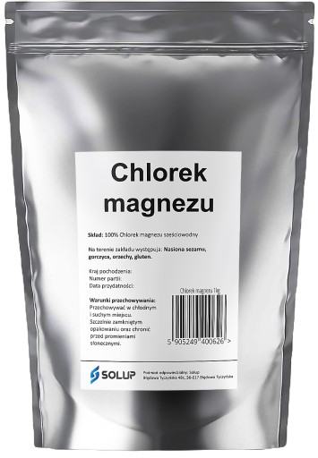 CHLOREK MAGNEZU sześciowodny sól magnezowa 1kg