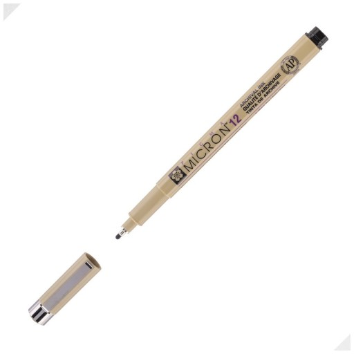 CZARNY CIENKOPIS KREŚLARSKI 0,7 mm SAKURA Pigma Micron PISAKI precyzyjne