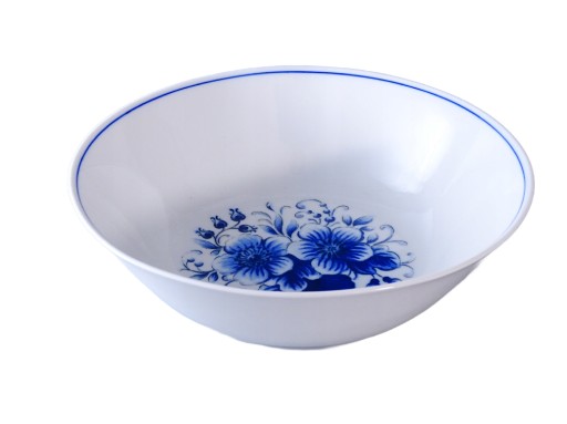 PIĘKNA MISA SALATERKA PORCELANOWA KOBALTOWE KWIATY