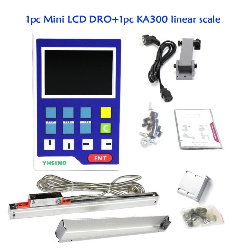 DRO-1PC styl KA300 11 języków Mini LCD DRO Kit cyf