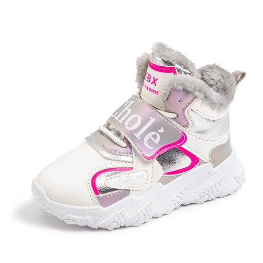 ADIDASY DZIECIĘCE WYSOKIE BUTY SPORTOWE ZIMOWE RZEPY BOTKI CIEPŁE OCIEPLANE