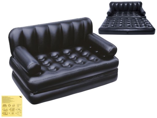 Sofa Dmuchana Regulowana Materac Dwuosobowy Łóżko Bestway 75054 MODEL 2024