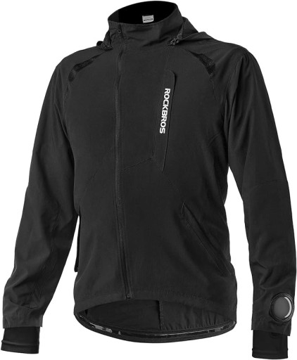 ROCKBROS Męska Kurtka Rower Elastyczna Oddychająca Bieganie Softshell XXL