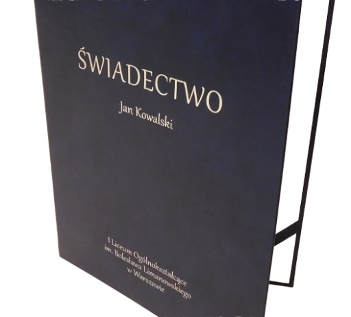 MATURA, OKŁADKA NA DYPLOM ŚWIADECTWO ZDJĘCIE, A4