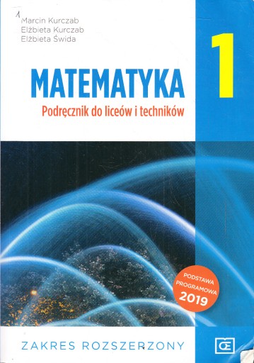 MATEMATYKA 1 podręcznik ROZSZERZONY OE 2019 /u11