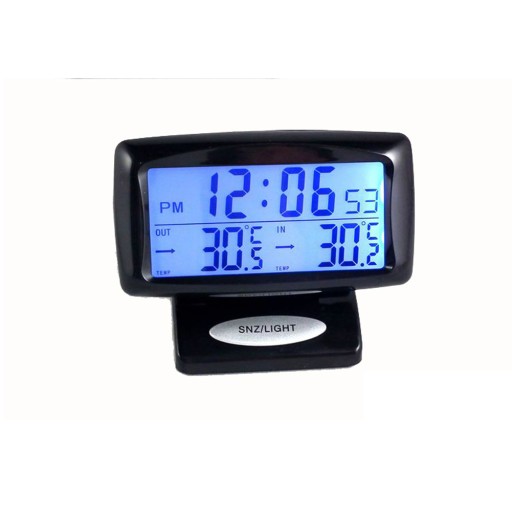 2 In1 zestaw samochodowy elektroniczny zegar cyfro