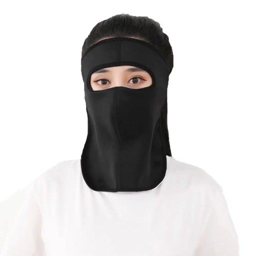 Veil Face Gini Mask Sun Protection Face Cover Womne Neckline Mask Summer