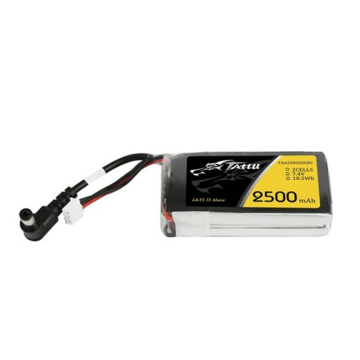 TATTU MOCNY AKUMULATOR BATERIA DO GOGLI FATSHARK LIPO 2500MAH NAPIĘCIE 7.4V
