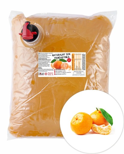 SOK Z MANDARYNKI MANDARYNKA 100% NFC 3L DLA DZIECI