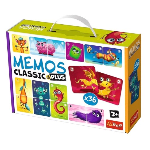 GRA MEMOS CLASSIC&PLUS CUTE MONSTERS WER. UKRAIŃSKA 02273