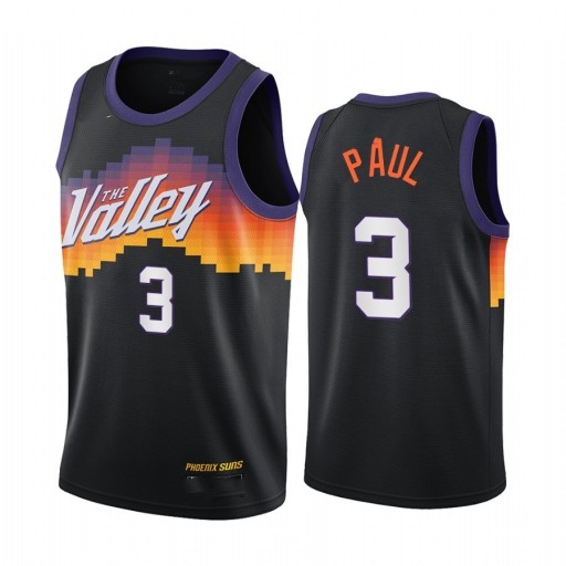 Koszulka nr 3 Chris Paul Black City Edition Swingman 2020-21, XL