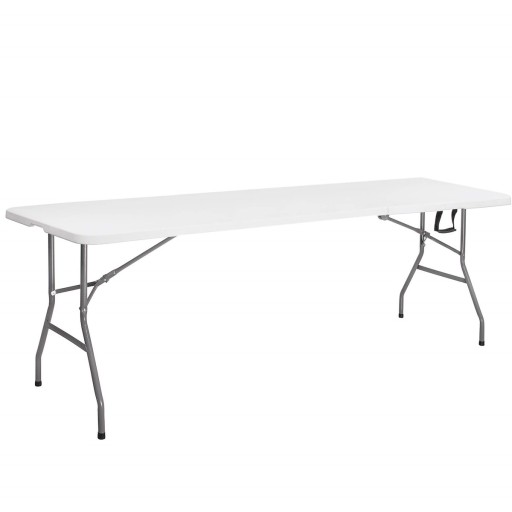 STÓŁ CATERINGOWY SKŁADANY BIAŁY 240cm OUTLET
