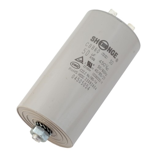 Kondensator rozruchowy 50uF 450V CBB60 konektory SHENGE