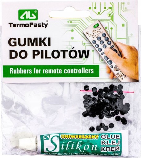 AG GUMKI DO PILOTÓW 100 szt. + KLEJ SILIKONOWY ART.AGT-021