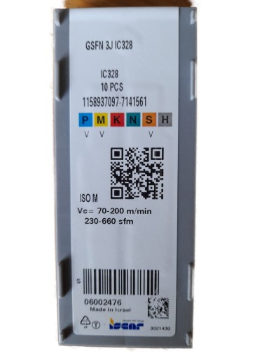 Płytka GSFN 3J IC328 ISCAR