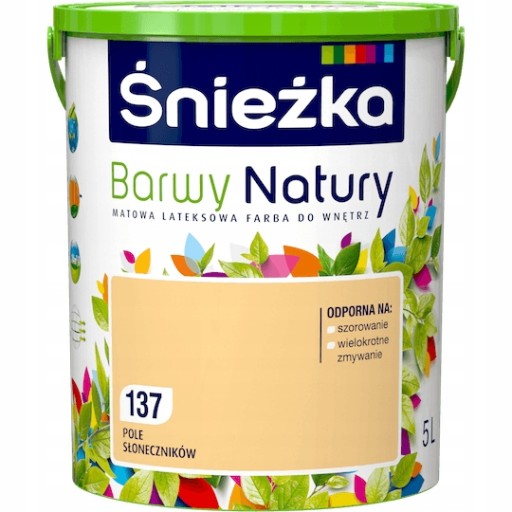 Śnieżka Barwy Natury 137 pole słoneczników 2,5L