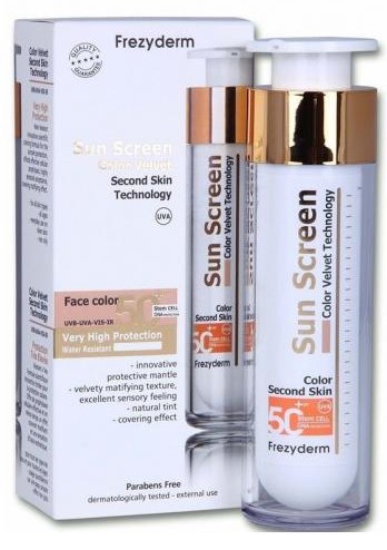 FREZYDERM SUN SCREEN COLOR SPF 50 KREM OCHRONNY