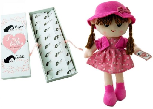 Lalka 42cm Przytulanka dla dzieci Amelka w pudełku