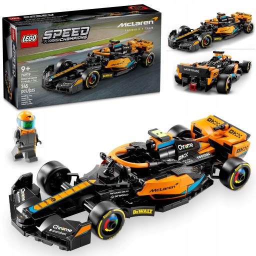 LEGO SPEED CHAMPIONS SAMOCHÓD WYŚCIGOWY AUTO MCLAREN FORMUŁA 1 WERSJA 2023