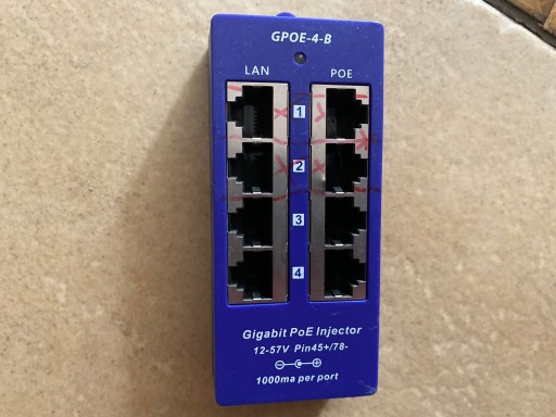 Adapter PoE Extralink GPOE-4-B