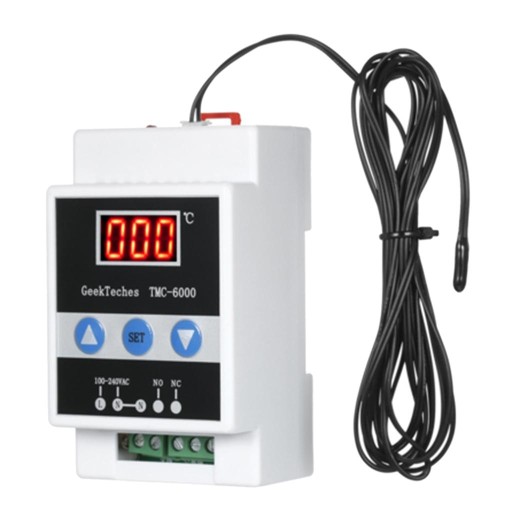 Cyfrowy termoregulator szynowy TMC2