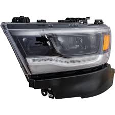 DODGE RAM 1500 2019 19- REFLEKTOR LAMPA CZARNA BLACK LED LEWY LH