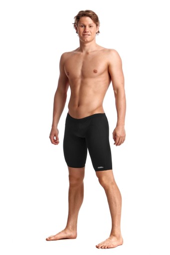Jammery Funky Trunks Still Black - czarne kąpielówki męskie