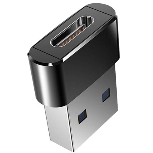 Adapter z TYP C TYPE-C USBC na USB USB-A OTG czarn