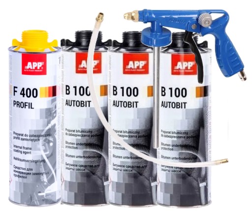 APP 3xB100 + F400 Fluidol+PISTOLET konserwacja