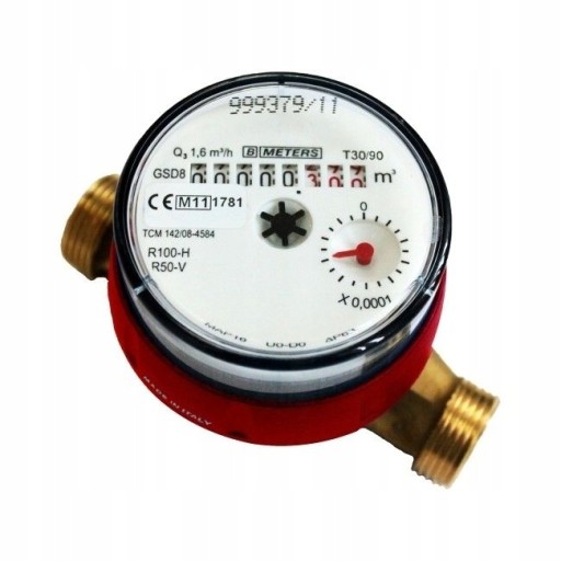 BMETERS wodomierz GSD8 Q3-1,6 JS DN15 ciepła woda