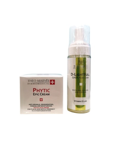 Theo Marvee PHYTIC EPIC Krem 50ml + D-LIGHTFULL KWAS GABA PIANKA do TWARZY