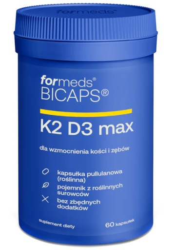 BICAPS WITAMINA K2 200mcg + D3 4000 max FORMEDS