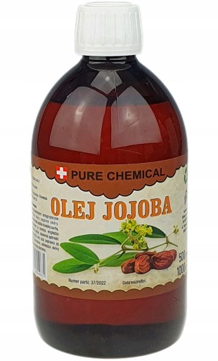 OLEJ JOJOBA NATURALNY TŁOCZONY NA ZIMNO NIERAFINOWANY 1L