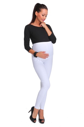 OCIEPLANE LEGGINSY CIĄŻOWE- GRUBE GETRY ZIMOWE 3XL