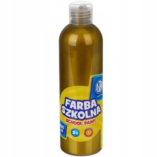 Farba szkolna zielona metaliczna 250 ml Astra