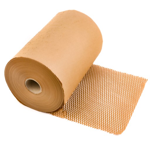Papier pakowy nacinany plaster miodu WYPEŁNIACZ PAPIEROWY DO PACZEK 100m