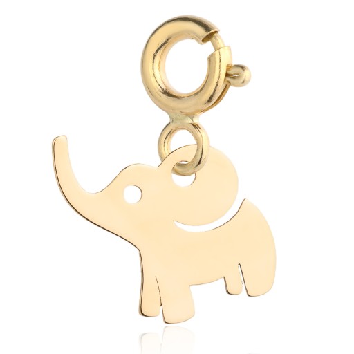 ZAWIESZKA CHARMS SŁONIK PRÓBA ZŁOTA 333
