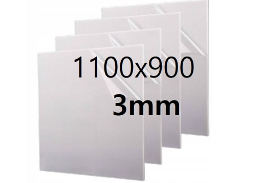 PLEKSI PLEXI PLEKSA PLEXA płyta na wymiar mleczna opal 110cm x 90cm x 3mm