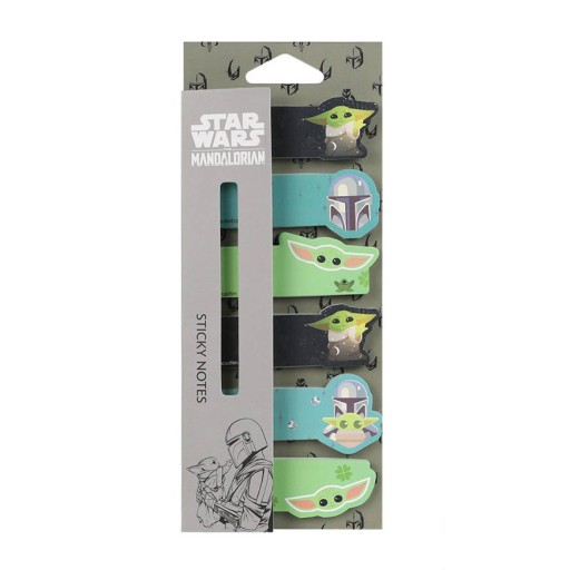 ZAKŁADKI INDEKSUJĄCE 6x30 karteczek DISNEY Star Wars The Mandalorian