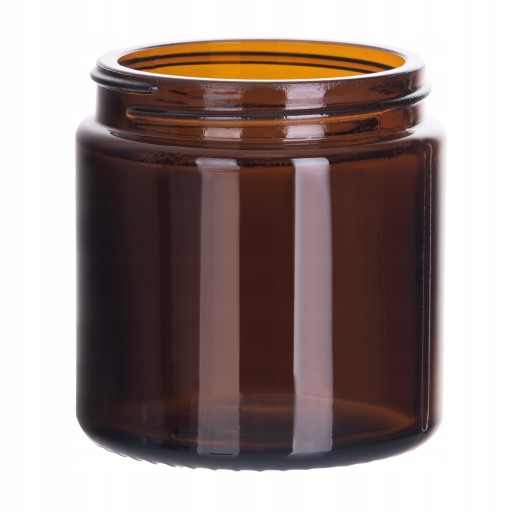 Słoik brązowy do świec 120ml pojemnik szklany