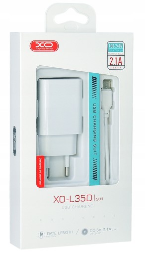 Ładowarka sieciowa 2.1A XO-L35D USB-C