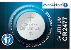 Bateria 3V litowa CR2477 everActive, 1 sztuka, EVRCR2477