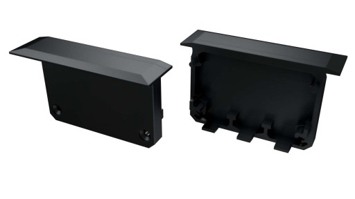 zaślepka do profil aluminiowy LED inso czarne 2szt