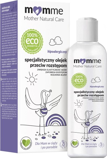 MomMe Dla Mamy specjalistyczny olejek przeciw rozstępom 150ml P1