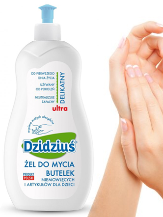 DZIDZIUŚ ŻEL PŁYN DO MYCIA BUTELEK SMOCZKÓW 500 ML